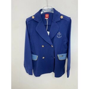 Пиджак, размер 128, синий