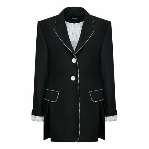 Пиджак SUROVAYA, размер L, черный