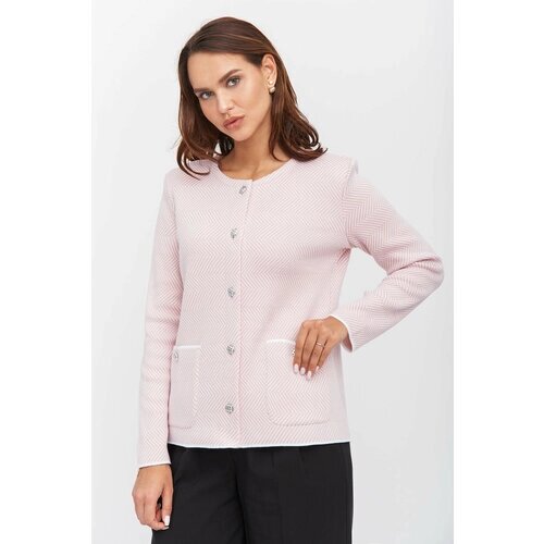 Пиджак Текстильная Мануфактура, размер 48, розовый