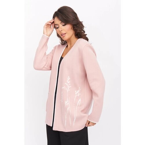 Пиджак Текстильная Мануфактура, размер 50, розовый