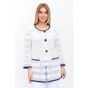 Пиджак Текстильная Мануфактура, размер 58, синий, розовый
