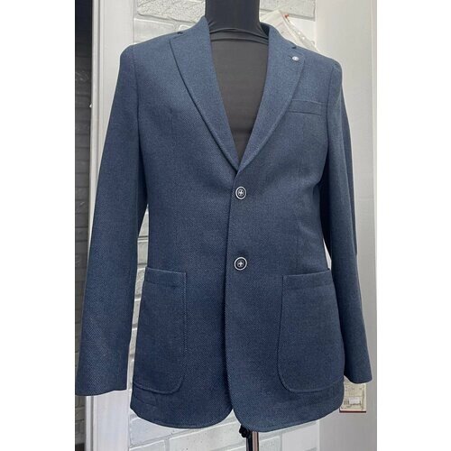 Пиджак Truvor, размер 176-96, серый, синий