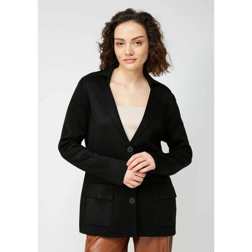 Пиджак VIVAWOOL, размер 48, черный