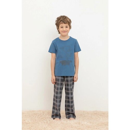 Пижама crockid, размер 56/98, синий