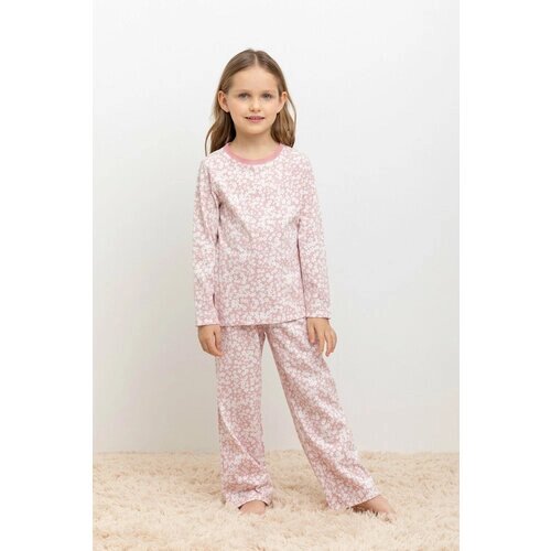 Пижама crockid, размер 72/140, лиловый