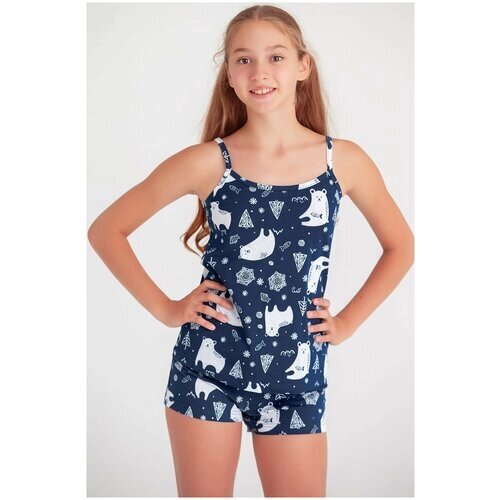 Пижама для девочки HappyFox, HF410SP размер 152, цвет лисы