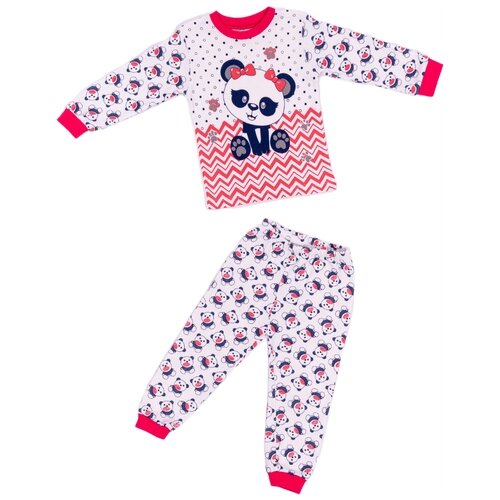 Пижама для девочки и мальчика со штанами (Панда), цвет оранжевый, домашняя одежда, костюм для детей и подростков, размер 80