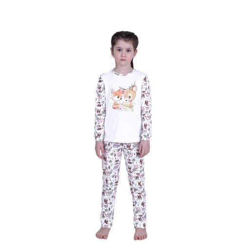 Пижама Свiтанак, размер 134,140-68, белый