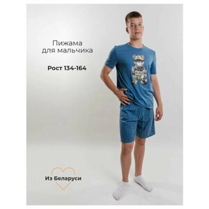 Пижама Свiтанак, размер 146-72, синий