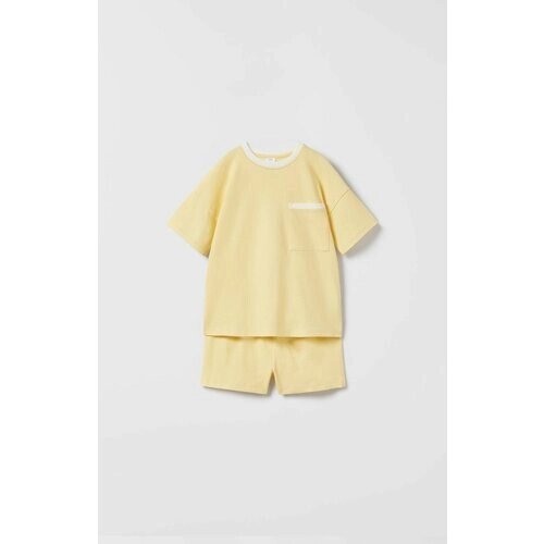 Пижама Zara, размер 9-10 лет (140 см), желтый