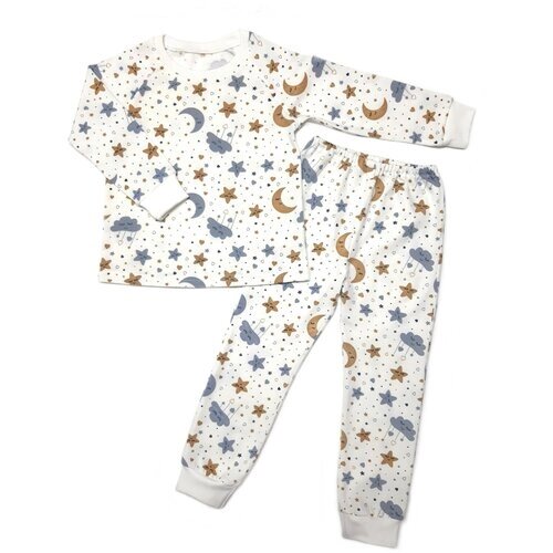 Пижама Золотой ключик, брюки, брюки с манжетами, размер 116 (30), мультиколор