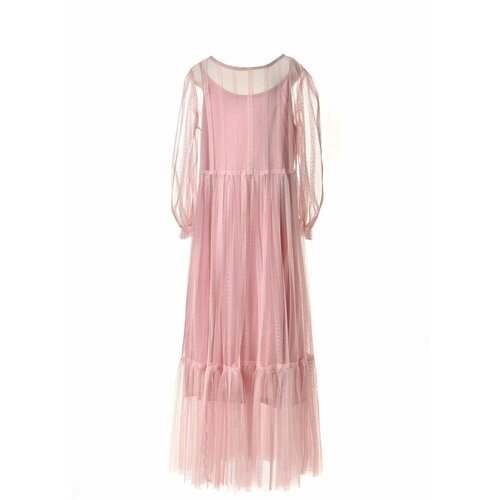 Платье Андерсен, комплект, размер 152, розовый