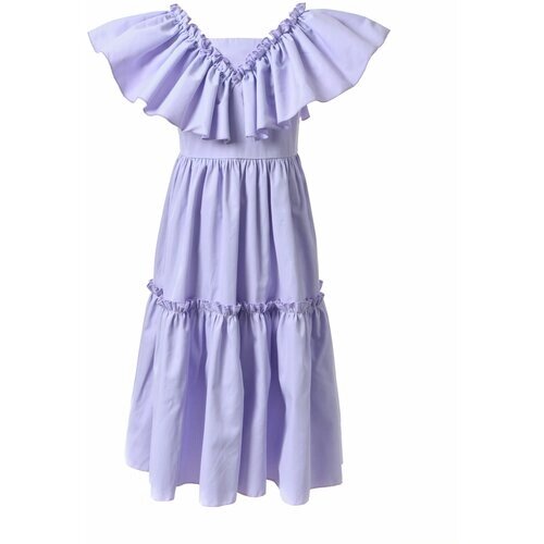 Платье Андерсен, размер 128, фиолетовый