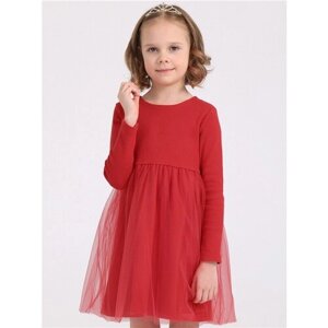 Платье Апрель, размер 56-110, красный