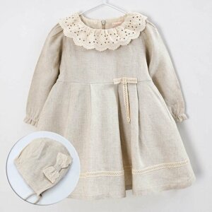 Платье Baby Rose, размер 68/44, бежевый