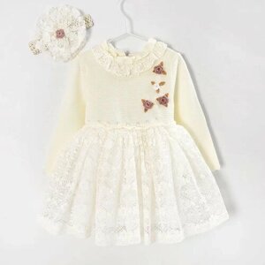 Платье Baby Rose, размер 74/48, белый
