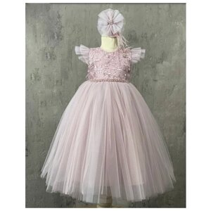 Платье BEGGI Ceremony, комплект, размер 98, розовый