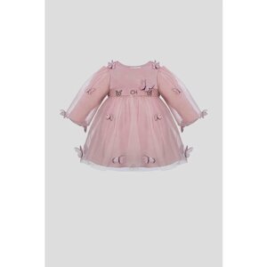 Платье Choupette, размер 80, пыльная роза, розовый