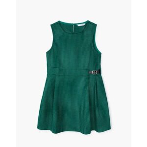 Платье Gloria Jeans, размер 3-4г/104 (28), черный, зеленый
