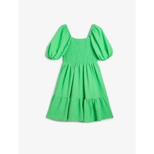 Платье KOTON, размер 5-6 лет, зеленый