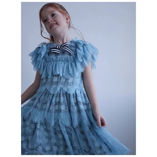 Платье Leya. me, размер 110, голубой