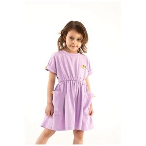 Платье Leya. me, размер 128, фиолетовый