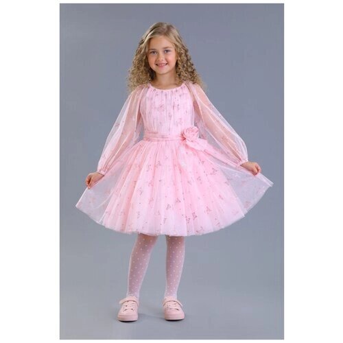 Платье Маленькая Леди, размер 116, розовый