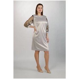 Платье Mila Bezgerts, размер 48, серый