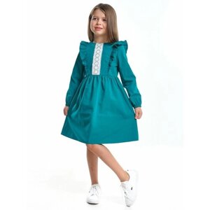 Платье Mini Maxi, размер 104, зеленый