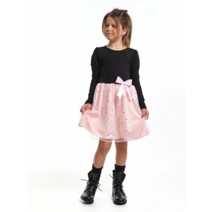 Платье Mini Maxi, размер 110, розовый, черный