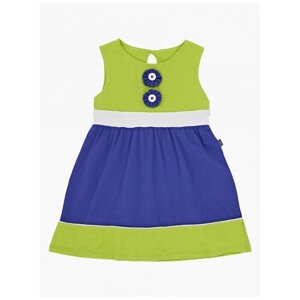 Платье Mini Maxi, размер 110, зеленый, синий