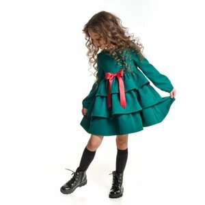 Платье Mini Maxi, размер 122, бирюзовый, зеленый