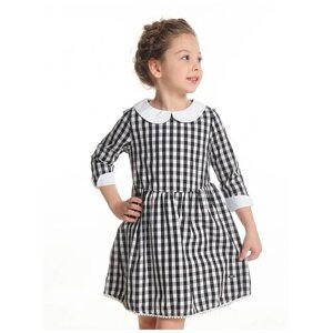 Платье Mini Maxi, размер 146, белый, серый
