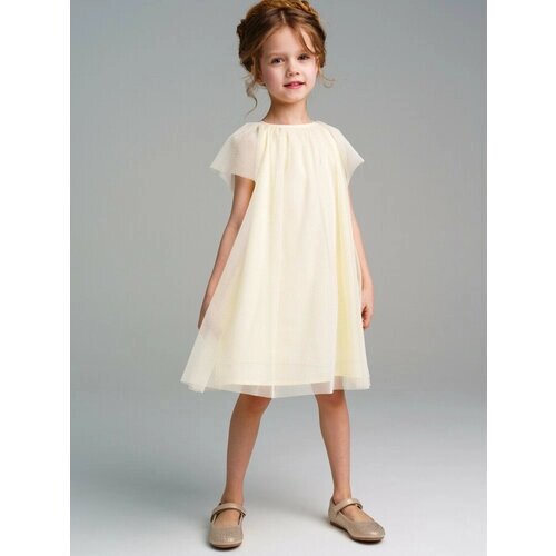 Платье playToday, размер 104, белый