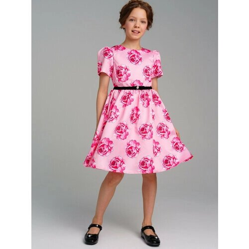 Платье playToday, размер 146, розовый