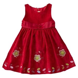 Платье, размер 110, красный