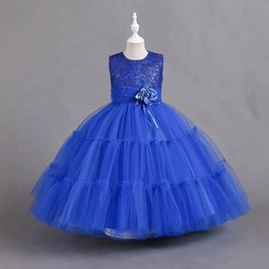 Платье, размер 110, синий