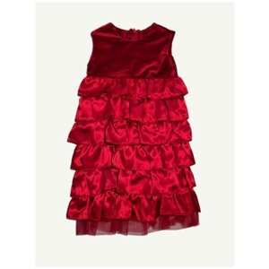 Платье, размер 122, красный