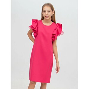 Платье, размер 128, фуксия, розовый
