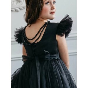 Платье, размер 140-146, черный