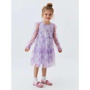 Платье Sela, размер 122, фиолетовый