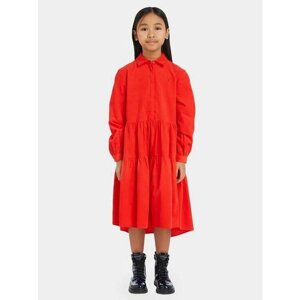 Платье TOMMY hilfiger, размер 10Y [METY]красный
