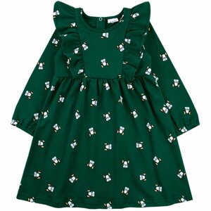 Платье YOULALA, размер 30 (104-110) 4-5 лет, зеленый