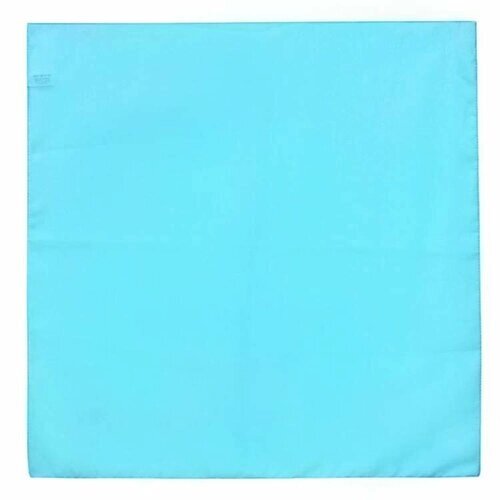 Платок Roby Foulards,53х53 см, голубой