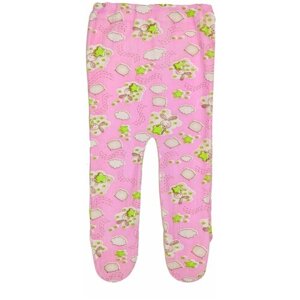 Ползунки короткие РиД - Родители и Дети для девочек, под подгузник, закрытая стопа, размер 68-74, розовый