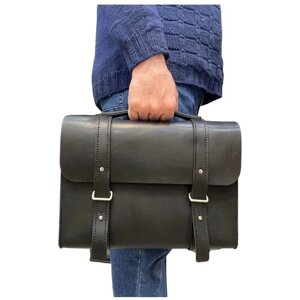 Портфель из натуральной кожи ручной работы. Деловой портфель, портфель для бумаг, деловая сумка, кожаный портфель, мужской портфель ручной работы.