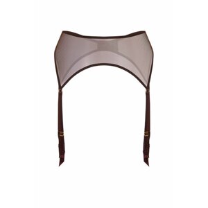 Пояс для чулок PETRA Basic Garter Belt, размер L, коричневый
