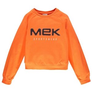 Пуловер MEK, размер 128, оранжевый