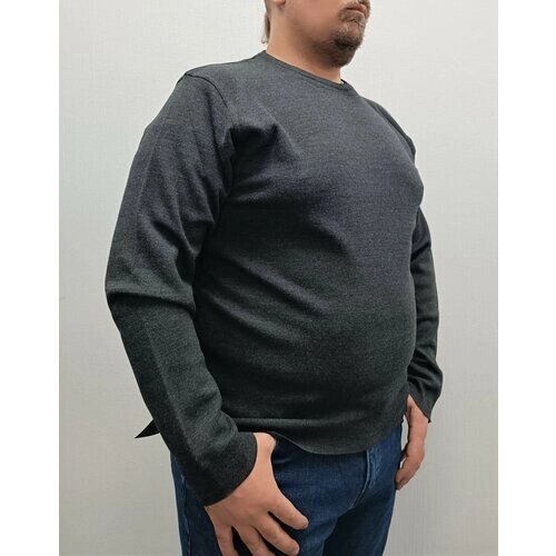 Пуловер Pine Peto, шерсть, размер 62, серый