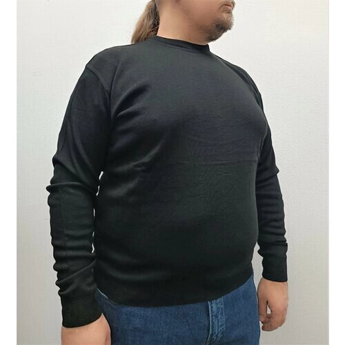 Пуловер Pine Peto, шерсть, размер 66, черный